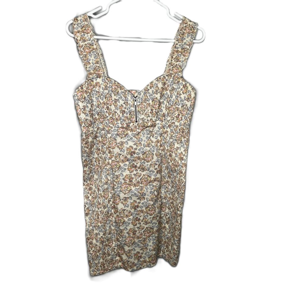 Intimately Free People Sleeveless Floral Smocked Dress M